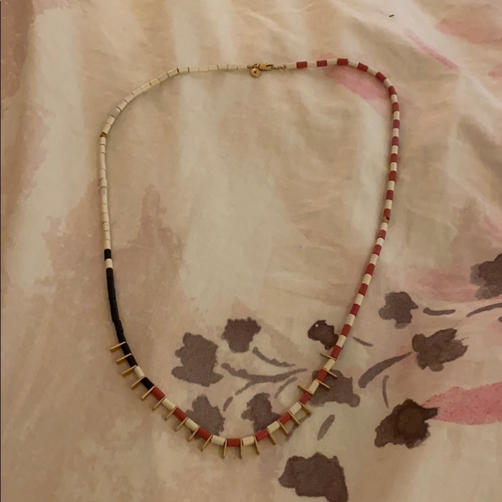 Tri color necklace